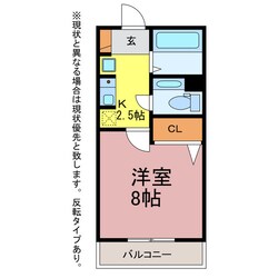 レトア大崎Ａの物件間取画像